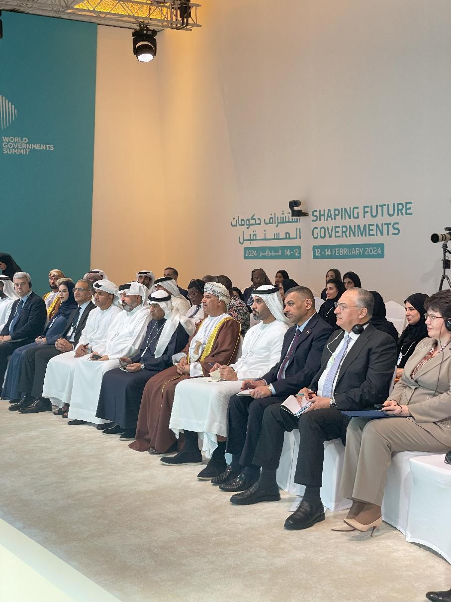 تحت شعار "استشراف حكومات المستقبل"
جهاز الرقابة المالية والإدارية للدولة يشارك في القمة العالمية للحكومات 2024 بدبي