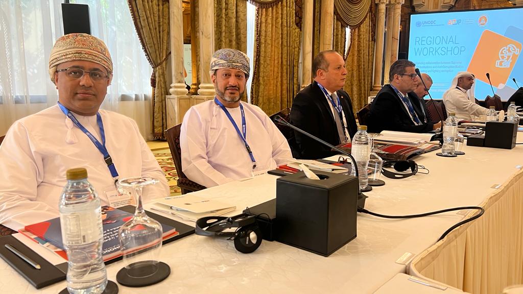 جهاز الرقابة يشارك في ورشة العمل الإقليمية حول " تعزيز التعاون بين مؤسسات التدقيق العليا وهيئات مكافحة الفساد"